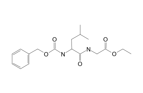 (N-carboxy-L-leucyl)glycine, N-benzyl ethyl ester