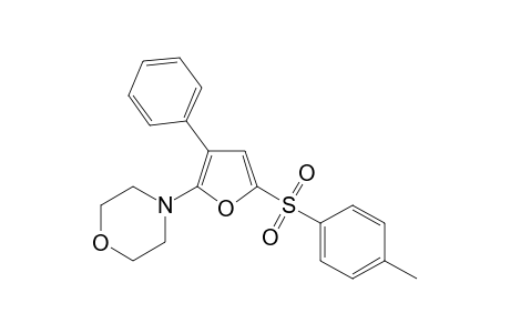 4-[5-(4-methylphenyl)sulfonyl-3-phenylfuran-2-yl]morpholine