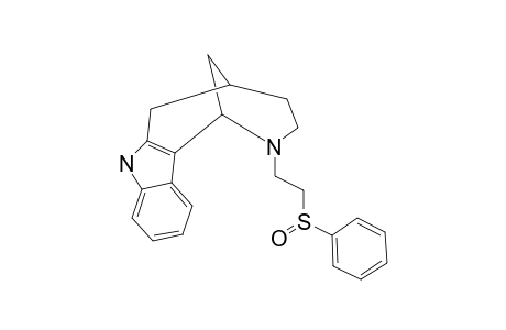 2-[2-(PHENYLSULFINYL)-ETHYL]-1,2,3,4,5,6-HEXAHYDRO-1,5-METHANOAZOCINO-[4,3-B]-INDOLE,ISOMER-#1