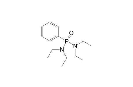 N-[diethylamino(phenyl)phosphoryl]-N-ethyl-ethanamine