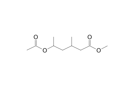 5-Acetoxy-3-methyl-hexanoic acid, methyl ester