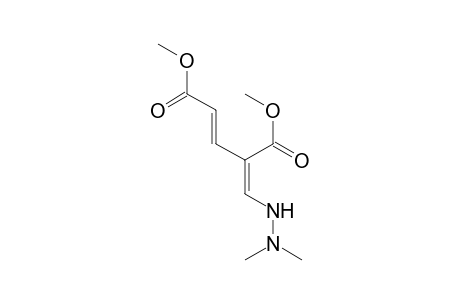 (2E,4(4')Z)-4-[(2,2-Dimethylhydrazino)methylen]-2-pentendioicacid dimethylester