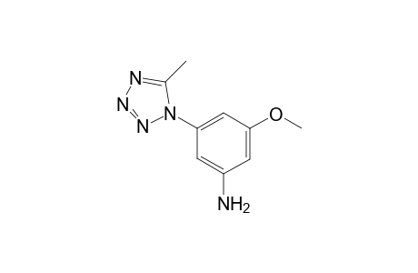 3-Methoxy-5-(5-methyl-1H-1,2,3,4-tetrazol-1-yl)aniline