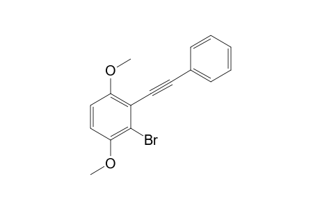 2-Bromo-1,4-dimethoxy-3-(phenylethynyl)benzene