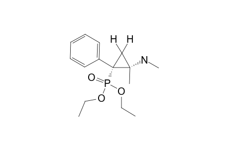 DIETHYL-1-PHENYL-2-CIS-METHYLAMINO-2-TRANS-METHYLCYCLOPROPYL-R-1-PHOSPHONATE