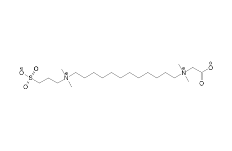 1-(N,N-DIMETHYLAMMONIO-N-PROPYL-1-SULFONATE)-12-(N',N'-DIMETHYLAMMONIO-N'-ACETATE)-DODECANE