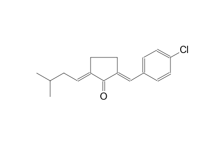 cyclopentanone, 2-[(4-chlorophenyl)methylene]-5-(3-methylbutylidene)-, (2E,5E)-