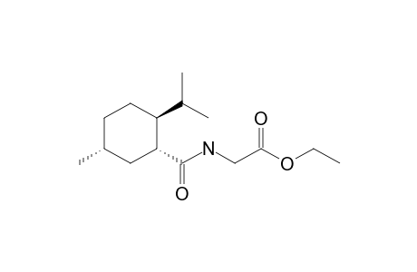 N-[[(1R,2S,5R)-5-methyl-2-(1-methylethyl)cyclohexyl]carbonyl]-glycine, ethyl ester