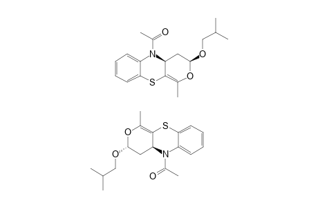 (3R*,4AR*)/(3S*,4AR*)-5-ACETYL-3,4,4A,5-TETRAHYDRO-3-ISOBUTOXY-1-METHYLPYRANO-[3,4-B]-[1,4]-BENZOTHIAZINE