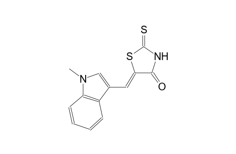 (5Z)-5-[(1-methyl-1H-indol-3-yl)methylene]-2-thioxo-1,3-thiazolidin-4-one