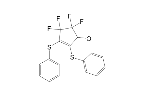 2,3-DITHIOPHENOXY-4,4,5,5-TETRAFLUOROCYCLOPENT-2-EN-1-OL