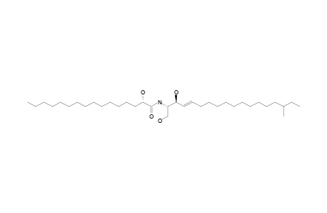 LMCER-1-1;(2S,3R,4E,2'R)-2-(2-HYDROXYHEXADECANOYLAMINO)-16-METHYL-4-OCTADECENE-1,3-DIOL