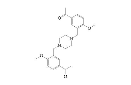 3',3'''-[(1,4-piperazinediyl)dimethylene]bis[4'-methoxyacetophenone]