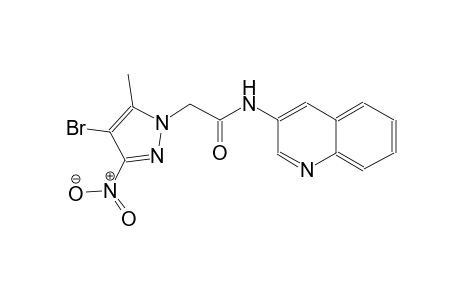 2-(4-bromo-5-methyl-3-nitro-1H-pyrazol-1-yl)-N-(3-quinolinyl)acetamide