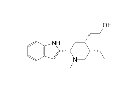 2-[(2S,4R,5S)-5-ethyl-2-(1H-indol-2-yl)-1-methyl-4-piperidinyl]ethanol