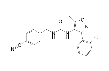 1-[3-(o-chlorophenyl)-5-methyl-4-isoxazolyl]-3-(p-cyanobenzyl)urea