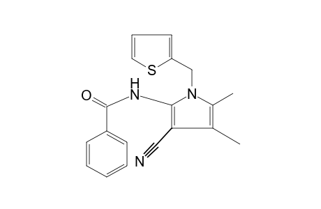 N-[3-cyano-4,5-dimethyl-1-(2-thenyl)pyrrol-2-yl]benzamide