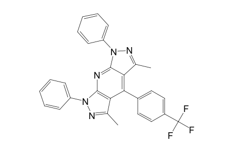 4-(4'-TRIFLUOROMETHYLPHENYL)-3,5-DIMETHYL-1,7-DIPHENYL-BISPYRAZOLO-[3,4-B;4',3'-E]-PYRIDINE