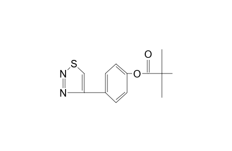 p-(1,2,3-thiadiazol-4-yl)phenol, pivalate