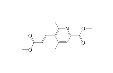 2-Pyridinecarboxylic acid, 5-(3-methoxy-3-oxo-1-propenyl)-4,6-dimethyl-, methyl ester, (E)-