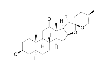 HECOGENIN;(25R)-3-BETA-HYDROXY-5-ALPHA-SPIROSTAN-12-ONE