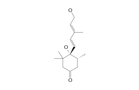 (-)-4-(1E,3Z)-(4S,5R)-4-HYDROXY-4-(5-HYDROXY-3-METHYL-1,3-PENTADIENYL)-3,3,5-TRIMETHYLCYCLOHEXANONE