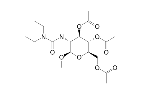 METHYL-3,4,6-TRI-O-ACETYL-2-DEOXY-2-DIETHYLUREIDO-BETA-D-GLUCOPYRANOSIDE