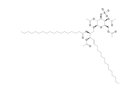 PERACETYLATED-SULFATIDE;PERACETYLATED-CEREBROSIDE-3-SULFATE