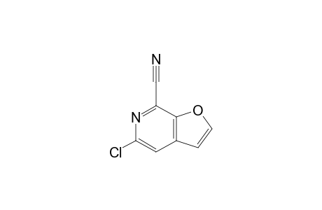 5-chloranylfuro[2,3-c]pyridine-7-carbonitrile