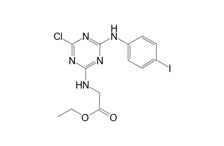 Ethyl ([4-chloro-6-(4-iodoanilino)-1,3,5-triazin-2-yl]amino)acetate