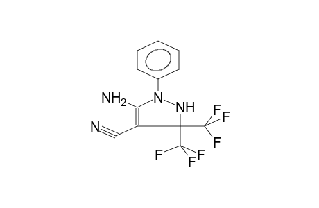 5-AMINO-4-CYANO-3,3-BIS(TRIFLUOROMETHYL)-1-PHENYL-4-PYRAZOLINE