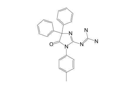 2-[1-(4-METHYLPHENYL)-5-OXO-4,4-DIPHENYL-2-IMIDAZOLIN-2-YL]-GUANIDINE