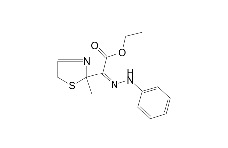 (2-(2-METHYL-2,5-DIHYDRO-1,3-THIAZOL-2-YL)-2-PHENYLHYDRAZONO-ACETIC-ACID,ETHYLESTER