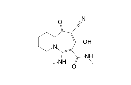 9-Cyano-8-hydroxy-N-methyl-6-(methylamino)-10-oxo-1,2,3,4,10,10a-hexahydropyrido[1,2-a]azepine-7-carboxamide