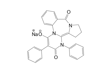 SODIUM-4,5,6,7-TETRAHYDRO-3,8-DIOXO-2,4-DIPHENYL-3H,8H,4,7A,12B-TRIAZADIBENZO-[E,G]-AZULEN-1-OLATE