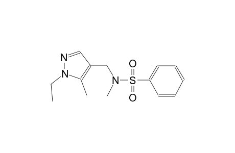 benzenesulfonamide, N-[(1-ethyl-5-methyl-1H-pyrazol-4-yl)methyl]-N-methyl-