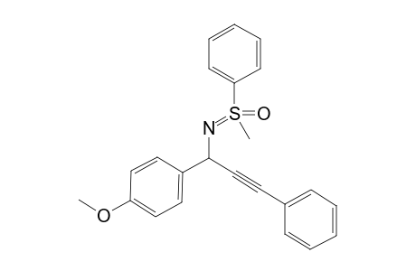 N-[1-(4-Methoxyphenyl)-3-phenylprop-2-yn-1-yl]-S,S-methylphenyl sulfoximine