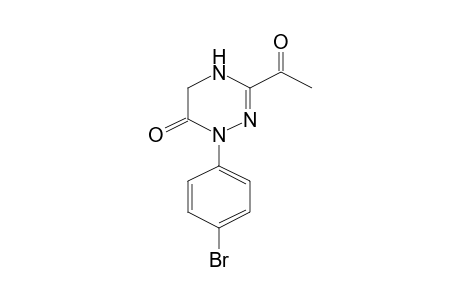 3-Acetyl-1-(4-bromophenyl)-4,5-dihydro-1H-[1,2,4]triazin-6-one