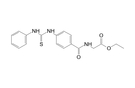 p-(3-phenyl-2-thioureido)hippuric acid, ethyl ester