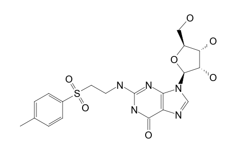 N-(2)-(4-TOLYLSULFONYLETHYL)_GUANOSINE;G-N2-TSE