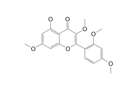 2',3,4',7-TETRAMETHOXY-5-HYDROXY-FLAVONE