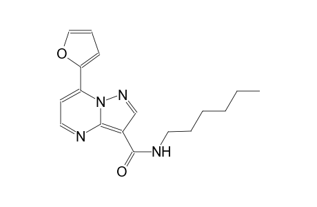 7-(2-furyl)-N-hexylpyrazolo[1,5-a]pyrimidine-3-carboxamide