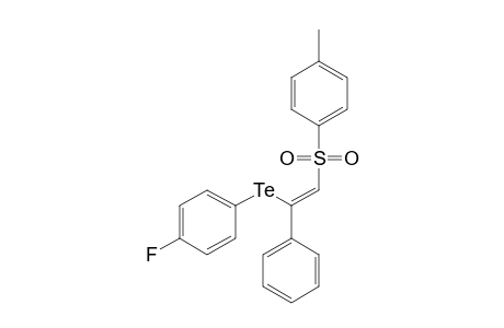 1-[(Z)-2-(4-fluorophenyl)tellanyl-2-phenyl-ethenyl]sulfonyl-4-methyl-benzene