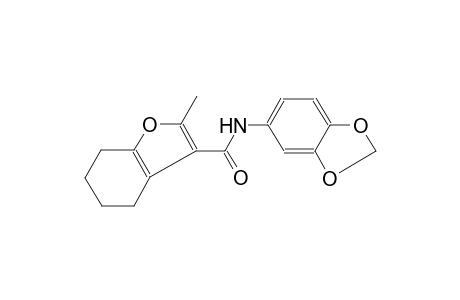 3-benzofurancarboxamide, N-(1,3-benzodioxol-5-yl)-4,5,6,7-tetrahydro-2-methyl-