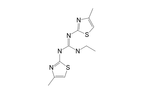 N-ETHYL-N',N''-BIS-(4-METHYL-2-THIAZOLYL)-GUANIDINE