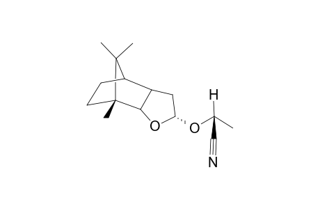 [2S-(2-ALPHA(S*),3A-ALPHA,4-BETA,7-BETA,7A-ALPHA)]-2-[(OCTAHYDRO-7,8,8-TRIMETHYL-4,7-METHANOBENZOFURAN-2-YL)-OXY]-PROPANNITRIL