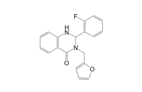 2-(2-fluorophenyl)-3-(2-furylmethyl)-2,3-dihydro-4(1H)-quinazolinone