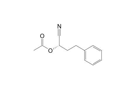 (S)-(-)-Acetoxy-4-phenyl-butanenitrile