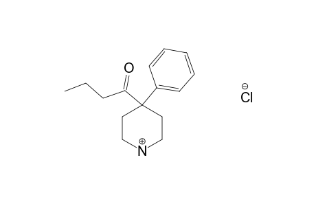 1-(4-phenyl-4-piperidyl)-1-butanone, hydrochloride