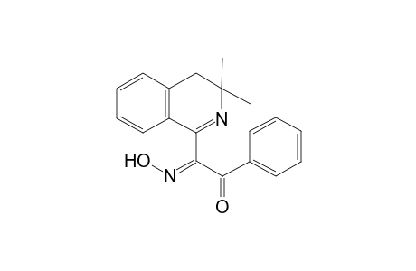 (1E)-1-(3,3-Dimethyl-3,4-dihydro-1-isoquinolinyl)-2-phenyl-1,2-ethanedione 1-oxime